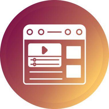 seo modern simgesinin vektör illüstrasyonu