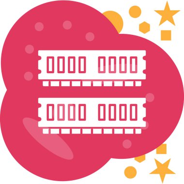 Bulut simgesi vektör illüstrasyonu