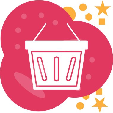 Buzlu bir kovanın vektör çizimi