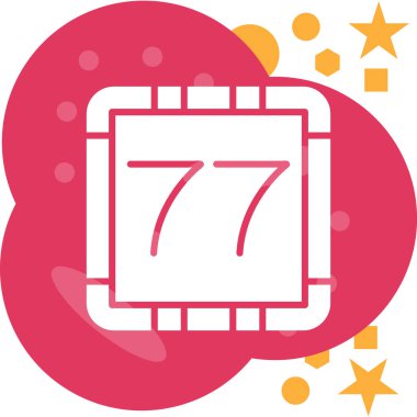 takvim simgesini, basit vektör çizim