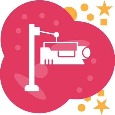 Robot simgesinin vektör illüstrasyonu