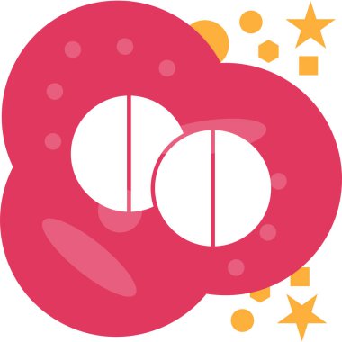 Çizgi film arkaplanının vektör çizimi