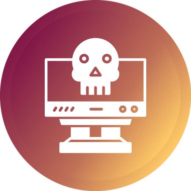 Kurukafa simgesi vektör illüstrasyonu