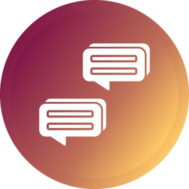 Konuşma balonu vektör çizimi