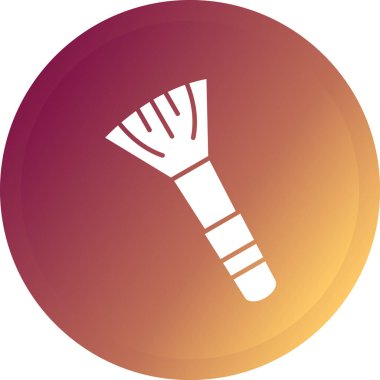 Fırça simgesi vektör illüstrasyonu