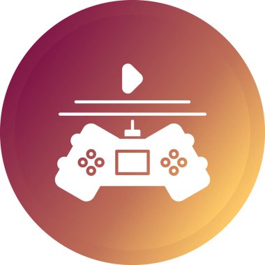 Oyun kontrolörü. Basit resimleme