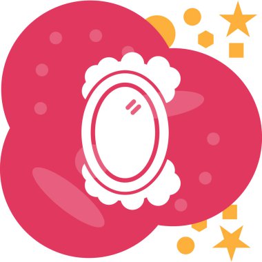 Bulutlu ayın vektör simgesi