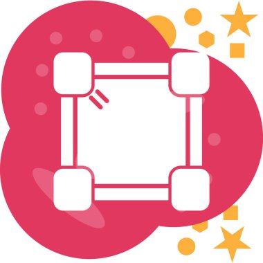 Bir Noel çelenginin vektör illüstrasyonu