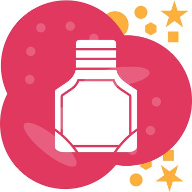 şişe simgesi, vektör illüstrasyonu