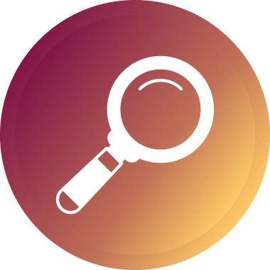 Büyüteçle arama camının vektör çizimi