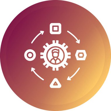 Vektör simgesi bir dişli