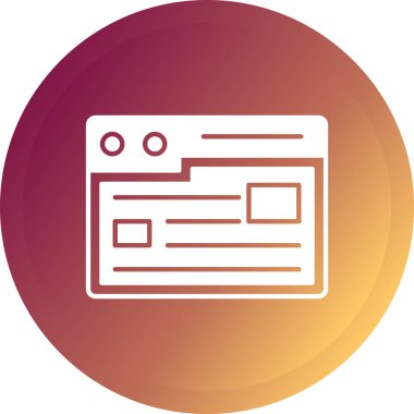 Modern eğitim ikonunun vektör illüstrasyonu