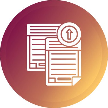 Dosya simgesi. vektör çizim