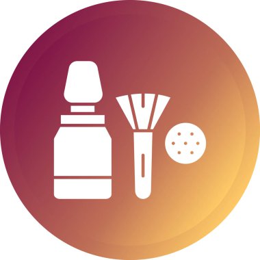 Bir şişe sabun ve bir şişe sabunun vektör simgesi