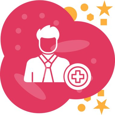 Tıp doktoru sağlık ikonu