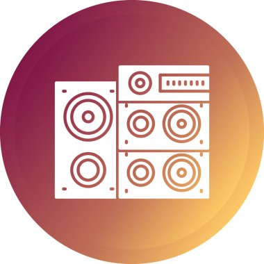 Modern b 'nin vektör illüstrasyonu simge müziğinden yoksun