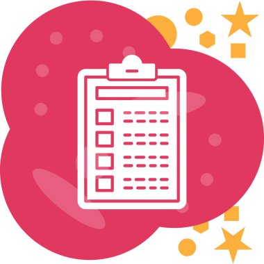 Takvim simgesi vektör illüstrasyonu