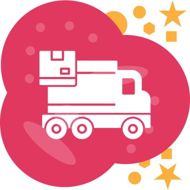 - Araba. Web simgesi basit illüstrasyon