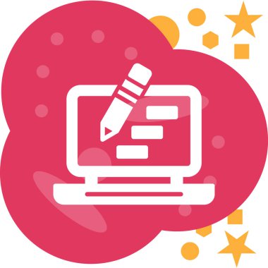 Seo simgesinin vektör illüstrasyonu