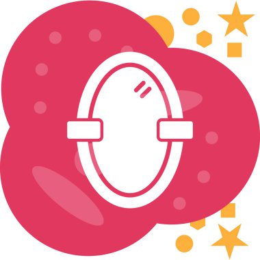 Bebek önlüğü. Basit illüstrasyon