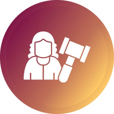 Rozetli bir kadının vektör çizimi