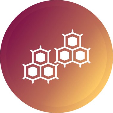 Kırmızı virüs simgesinin vektör çizimi