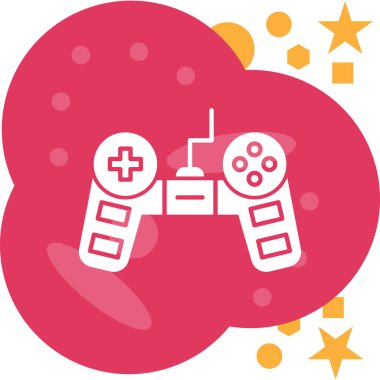 joystick simgesi vektör illüstrasyonu