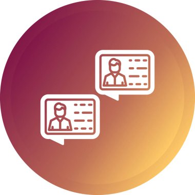 Modern bir web simgesinin vektör illüstrasyonu