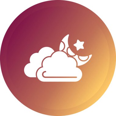 Bulut. Web simgesi vektör illüstrasyonu