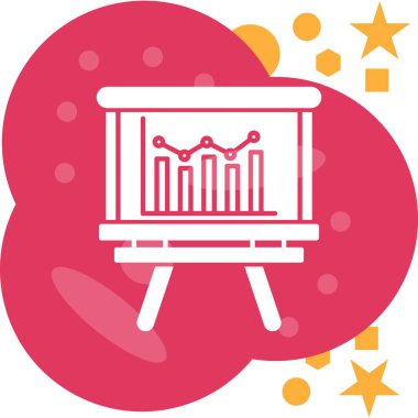 Çizgi film simgesinin vektör çizimi