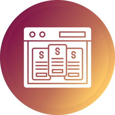 seo modern simgesinin vektör illüstrasyonu