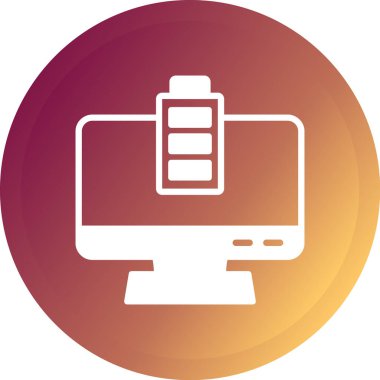 pil simgesi. Vektör çizimi. pil işareti.