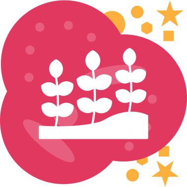 vektör simgesi, çiçekli çiçek, çiçek ve kelebek