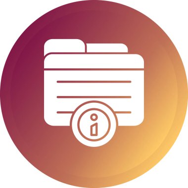 Belge simgesinin vektör illüstrasyonu