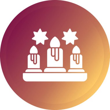 Bir yıldız simgesinin vektör illüstrasyonu