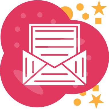 e- posta iletisi vektör illüstrasyonu