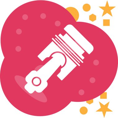 Bir kalbin vektör çizimi ve bir mum ile bir kalp