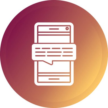 Basit vektör illüstrasyon simgesi