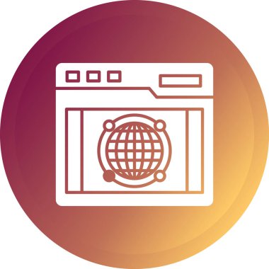 Benzersiz modern ikon vektör illüstrasyonu