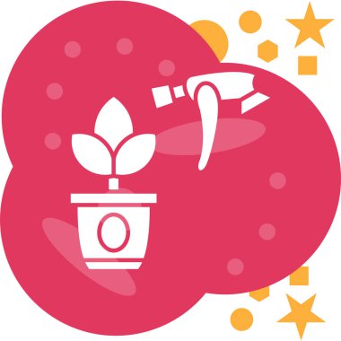 Bir çiçeğin vektör illüstrasyonu