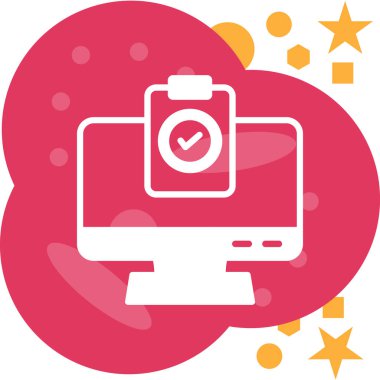 Takvim simgesi, vektör çizimi