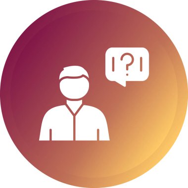 soru simge vektör çizim