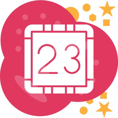 Takvim. Web simgesi basit illüstrasyon