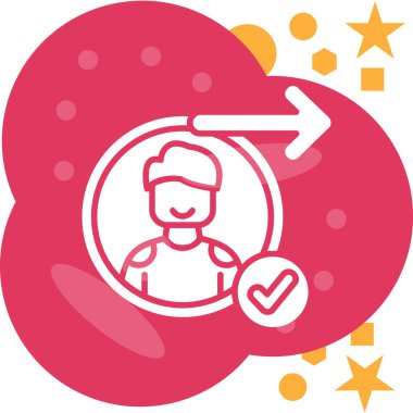 Yıldız. Web simgesi basit illüstrasyon