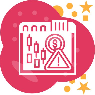 iş ve finans simgesi, vektör illüstrasyonu