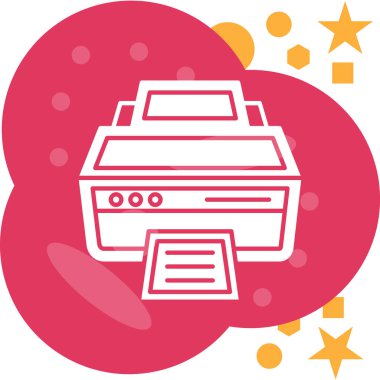 Bir araba simgesinin vektör illüstrasyonu