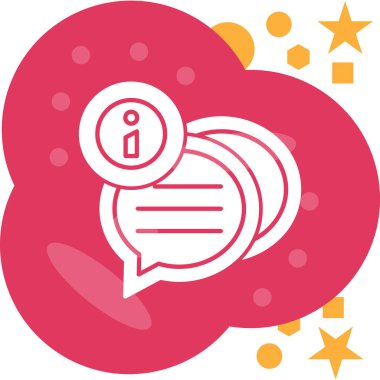 Bir yıldız simgesinin vektör illüstrasyonu