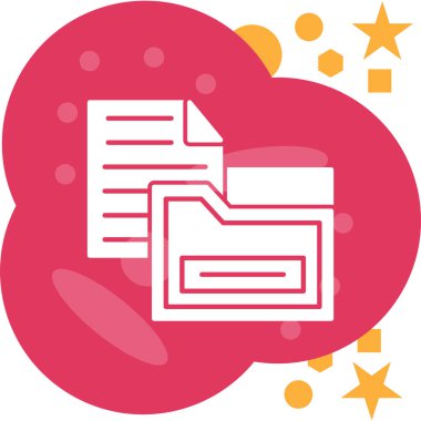 Bulut simgesi vektör illüstrasyonu