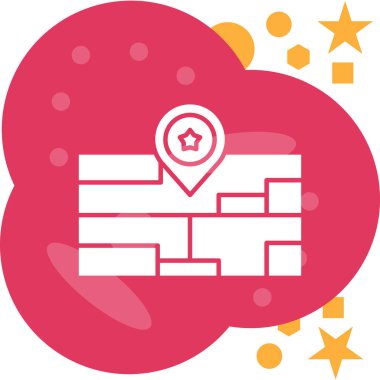 konum haritası konumu simgesi - taslak biçimi