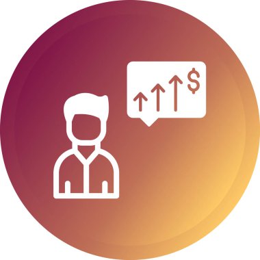 İş simgesinin vektör illüstrasyonu